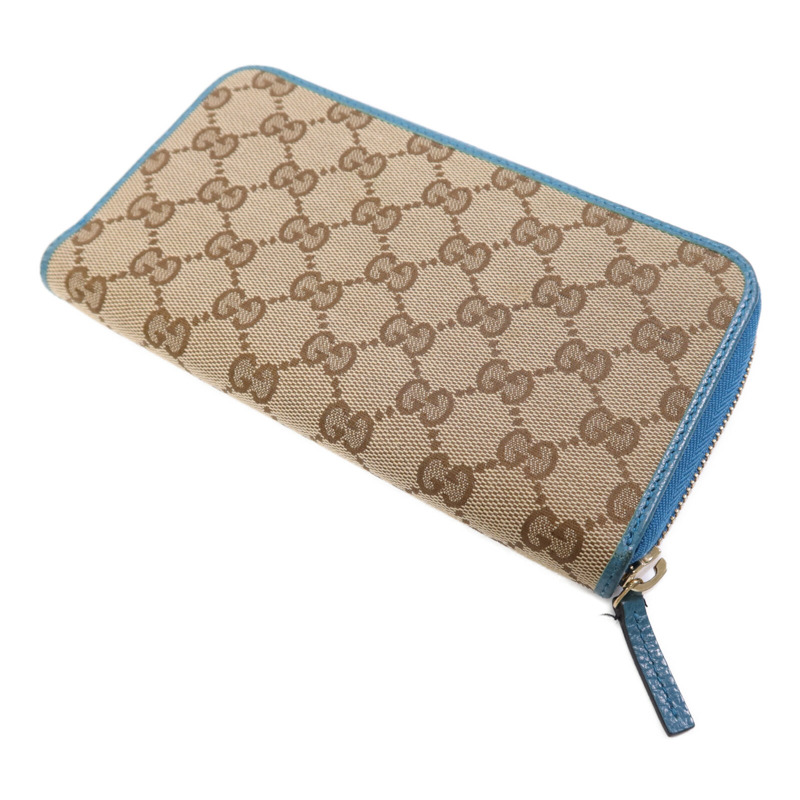 GUCCI 帆布Long Wallet金扣長錢包-3