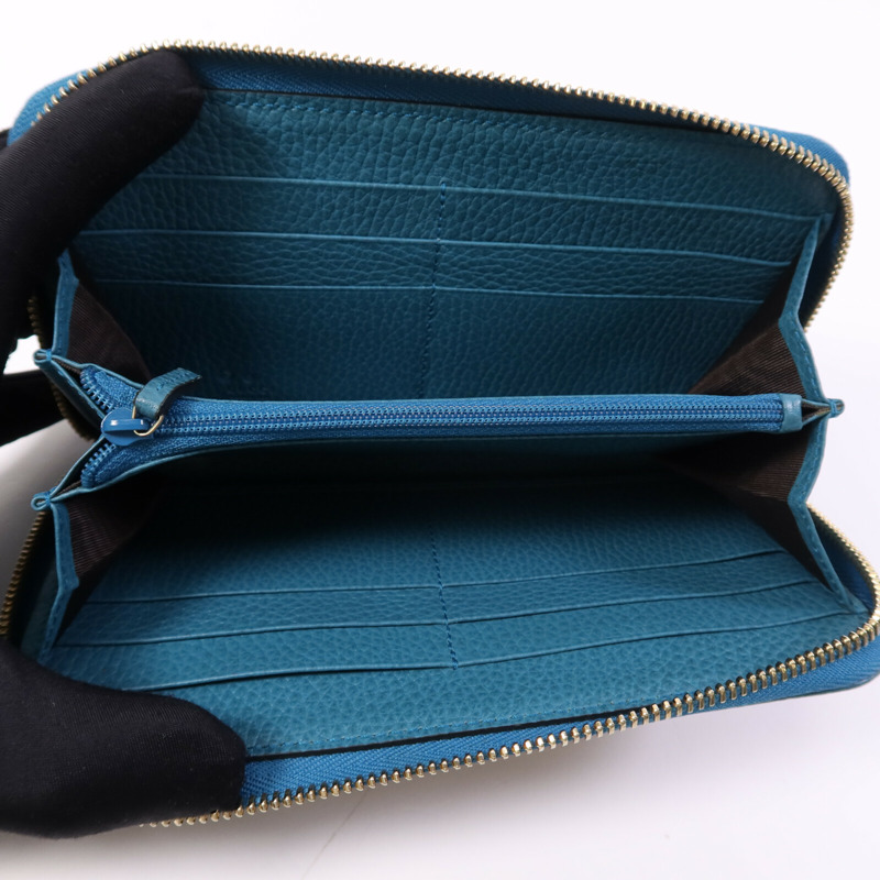 GUCCI 帆布Long Wallet金扣長錢包-4