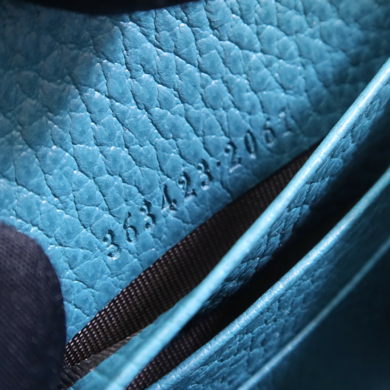 GUCCI 帆布Long Wallet金扣長錢包-6