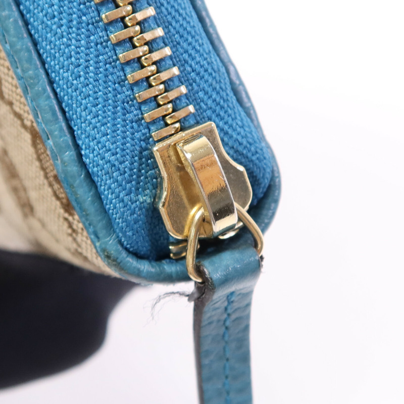 GUCCI 帆布Long Wallet金扣長錢包-7