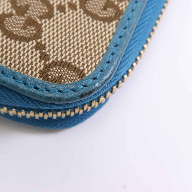GUCCI 帆布Long Wallet金扣長錢包-11