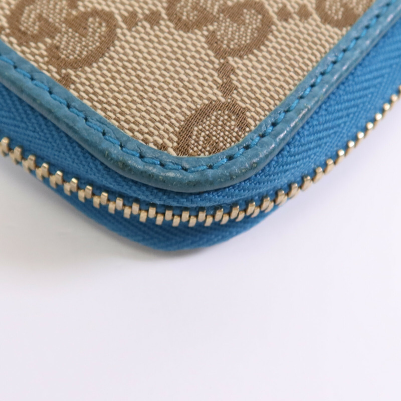 GUCCI 帆布Long Wallet金扣長錢包-12