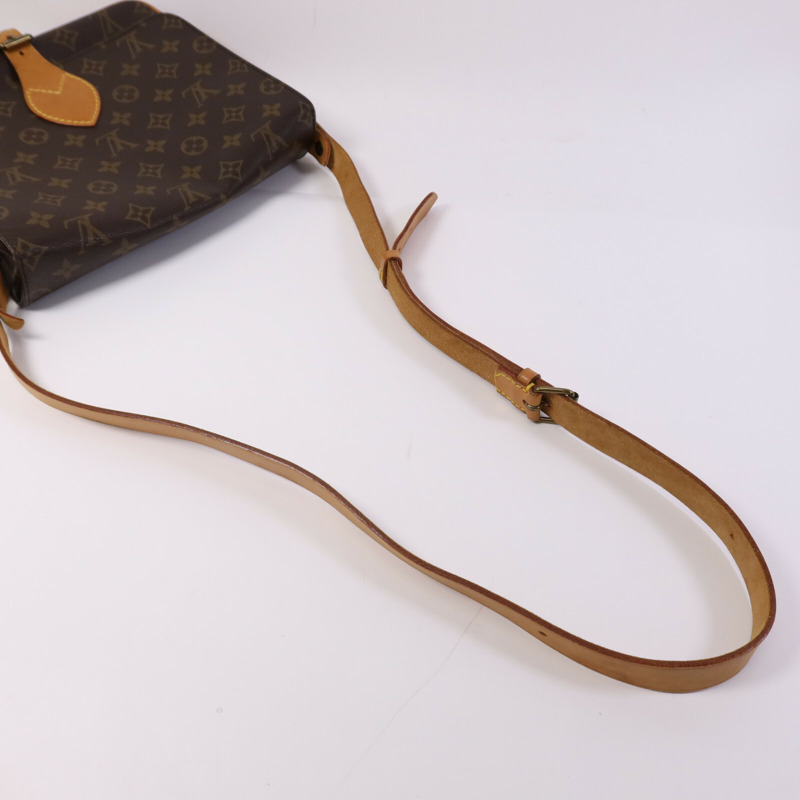 LOUIS VUITTON Monogram Cartouchiere GM金扣肩背袋-8