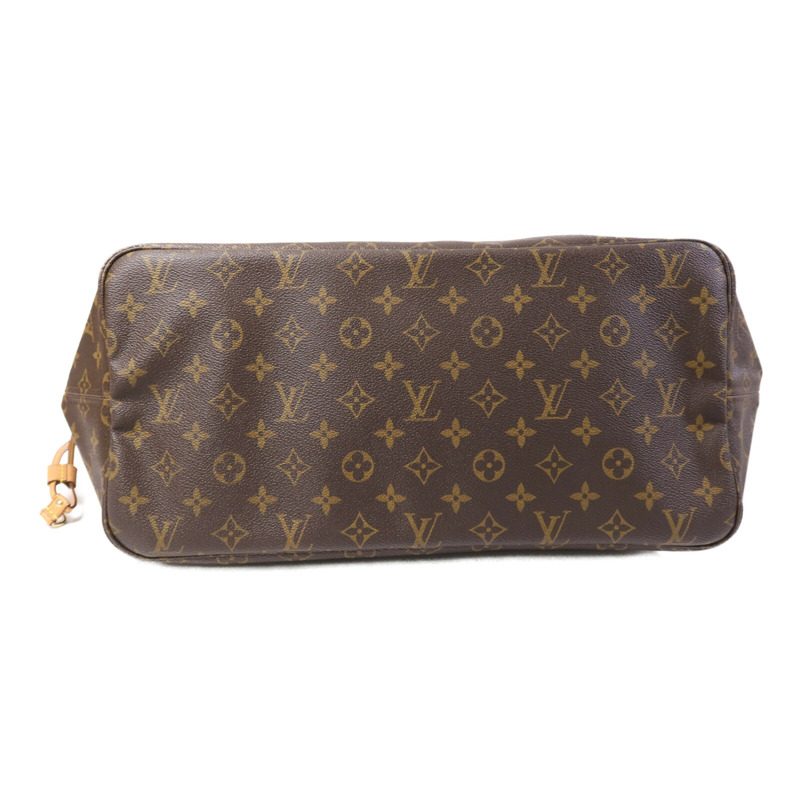 LOUIS VUITTON Monogram Neverfull GM金扣手挽袋-3