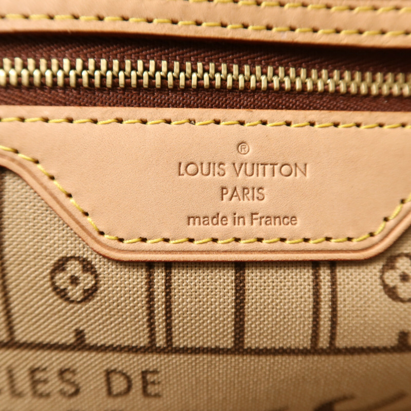 LOUIS VUITTON Monogram Neverfull GM金扣手挽袋-5