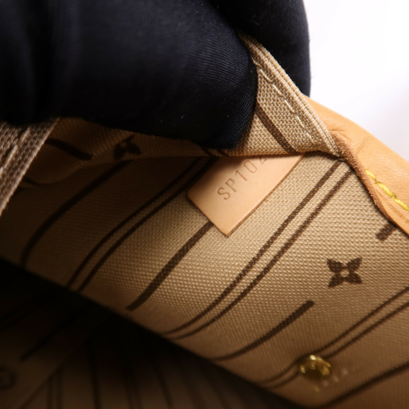 LOUIS VUITTON Monogram Neverfull GM金扣手挽袋-7