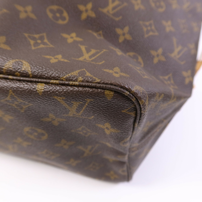 LOUIS VUITTON Monogram Neverfull GM金扣手挽袋-10