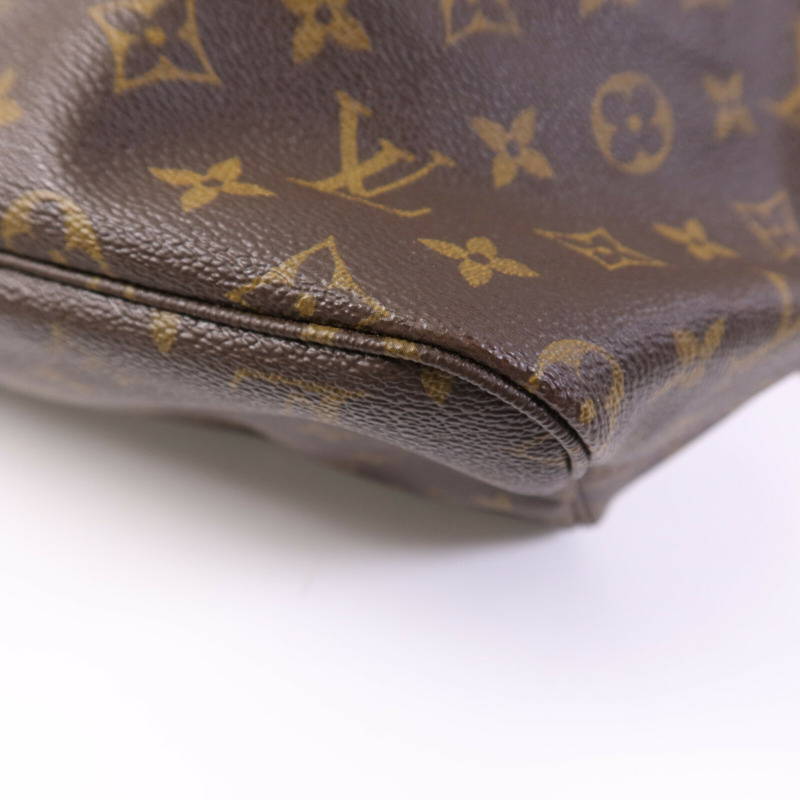 LOUIS VUITTON Monogram Neverfull GM金扣手挽袋-12