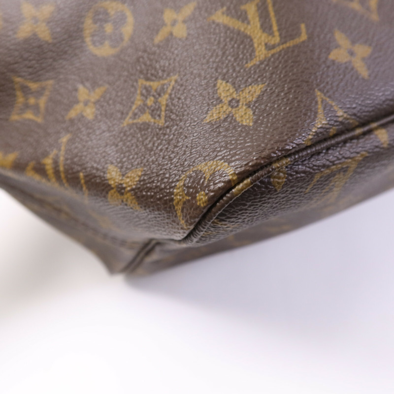 LOUIS VUITTON Monogram Neverfull GM金扣手挽袋-13