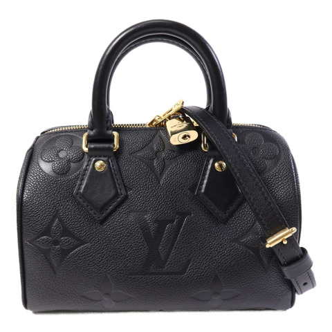 LOUIS VUITTON Monogram Empreinte Speedy Bandouliere 20金扣手挽肩背兩用袋