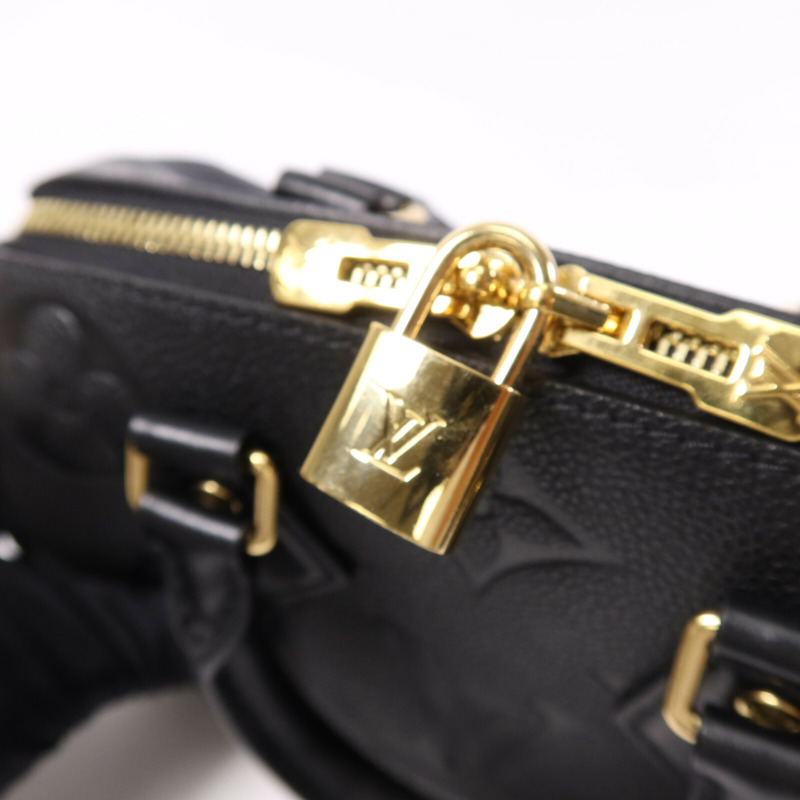 LOUIS VUITTON Monogram Empreinte Speedy Bandouliere 20金扣手挽肩背兩用袋-6