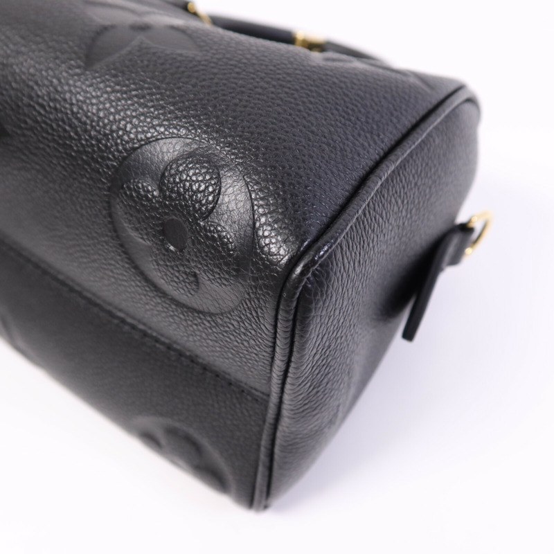 LOUIS VUITTON Monogram Empreinte Speedy Bandouliere 20金扣手挽肩背兩用袋-9