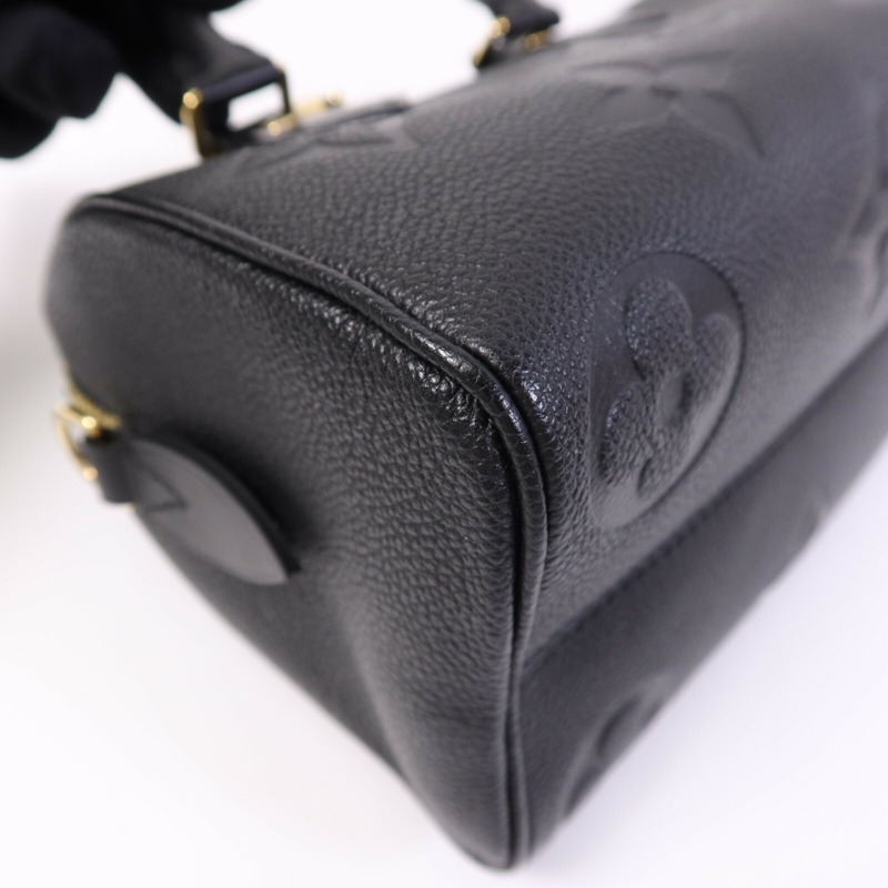 LOUIS VUITTON Monogram Empreinte Speedy Bandouliere 20金扣手挽肩背兩用袋-10