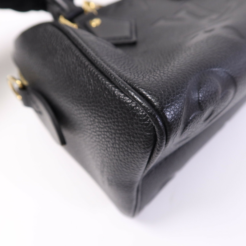LOUIS VUITTON Monogram Empreinte Speedy Bandouliere 20金扣手挽肩背兩用袋-12