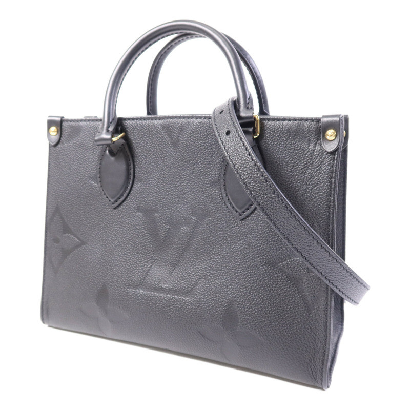 LOUIS VUITTON Monogram Empreinte OnTheGo PM金扣手挽肩背兩用袋-2