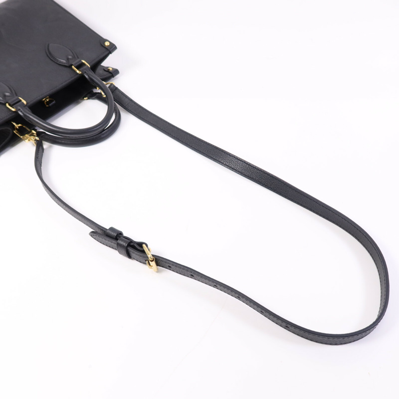 LOUIS VUITTON Monogram Empreinte OnTheGo PM金扣手挽肩背兩用袋-7