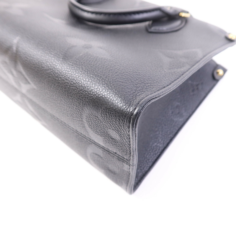 LOUIS VUITTON Monogram Empreinte OnTheGo PM金扣手挽肩背兩用袋-10