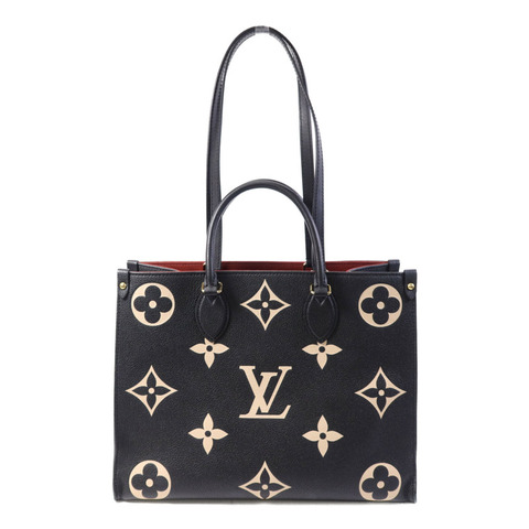 LOUIS VUITTON Monogram Empreinte OnTheGO金扣手挽肩背兩用袋