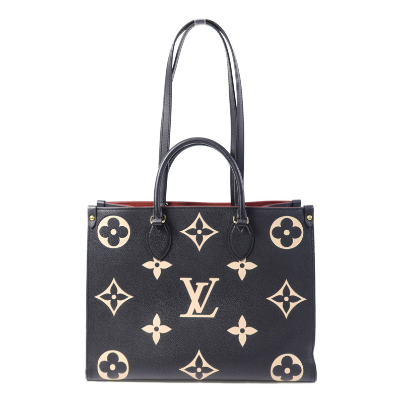 LOUIS VUITTON Monogram Empreinte OnTheGO金扣手挽肩背兩用袋-1