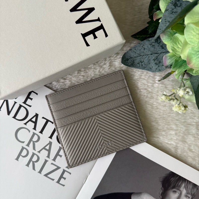 紋理小牛皮開放式卡夾8卡名片夾/卡片夾(貝殼灰)-0