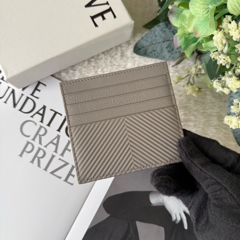 紋理小牛皮開放式卡夾8卡名片夾/卡片夾(貝殼灰)-3