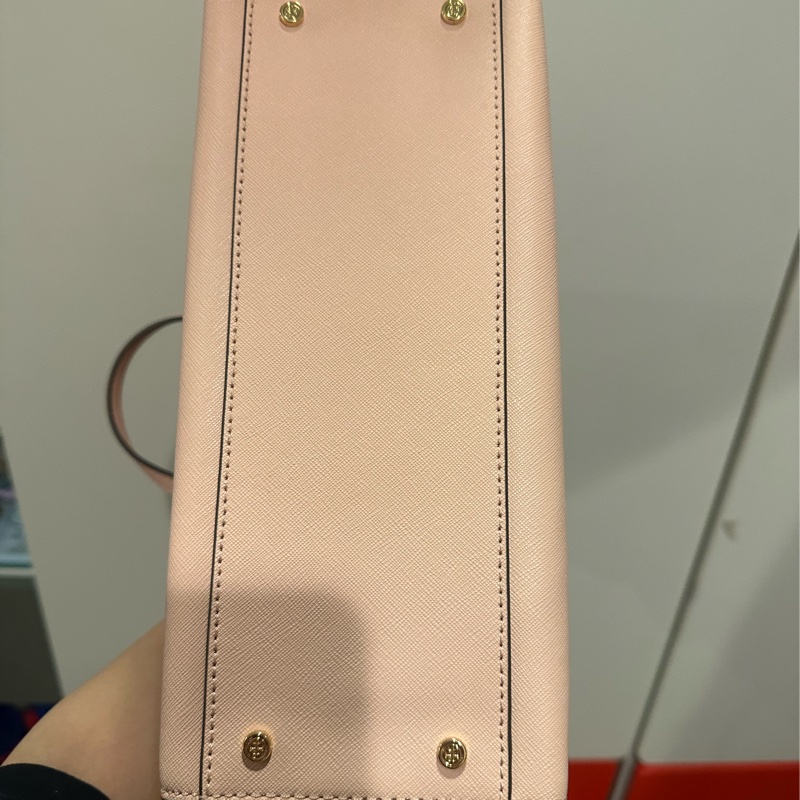 Tory Burch粉色手提包可斜背-9