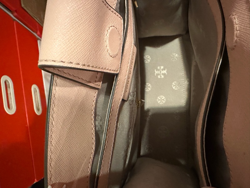 Tory Burch粉色手提包可斜背-11