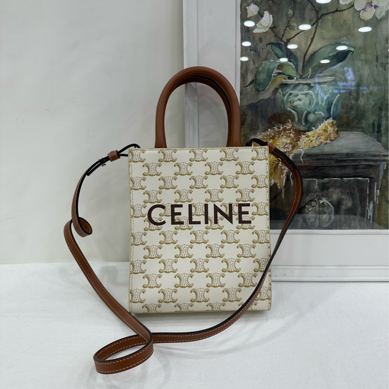 CELINE賽琳 Cabas 經典滿印老花琴譜包 22年編碼-1