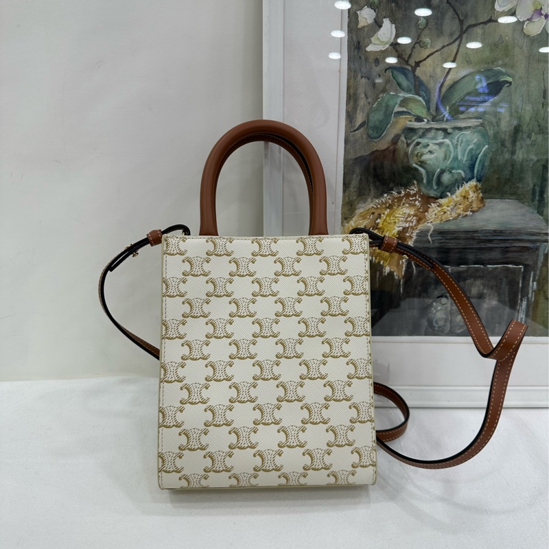 CELINE賽琳 Cabas 經典滿印老花琴譜包 22年編碼-2