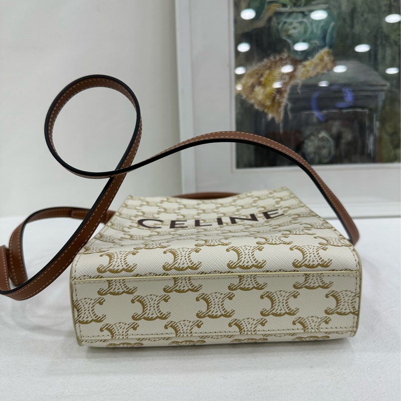 CELINE賽琳 Cabas 經典滿印老花琴譜包 22年編碼-6