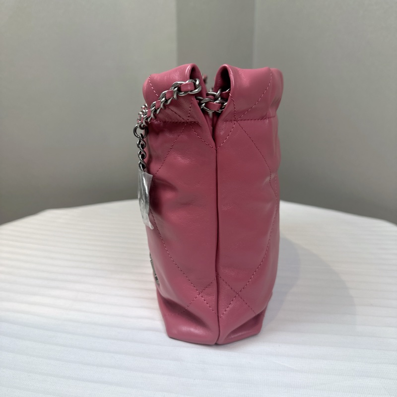 香奈兒/Chanel 22 Mini 粉色斜背hobo包 20x6x19cm-2