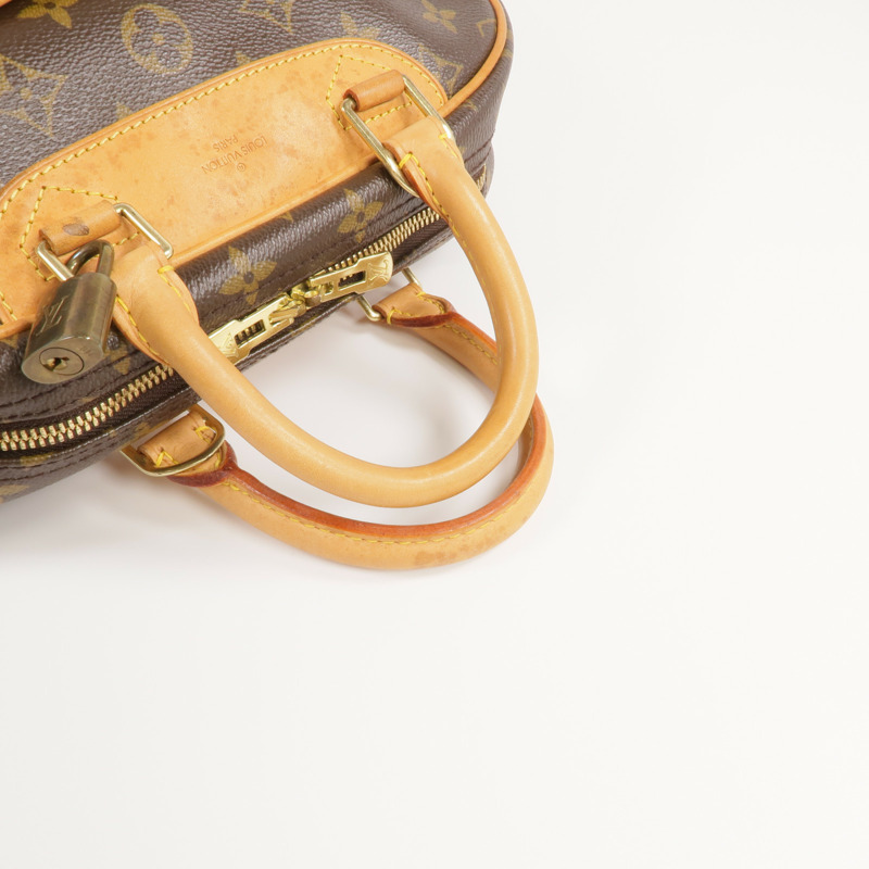 LOUIS VUITTON Monogram Trouville金扣手挽袋-7