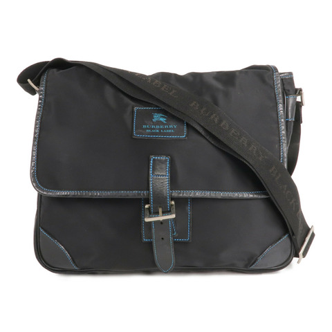 BURBERRY 尼龍Shouldere Bag銀扣肩背袋