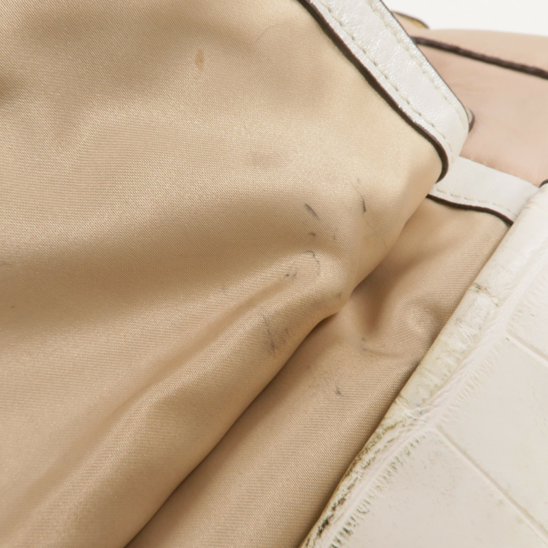 COACH 牛皮/壓花皮革2 Way Shoulder銀扣手挽肩背兩用袋-17