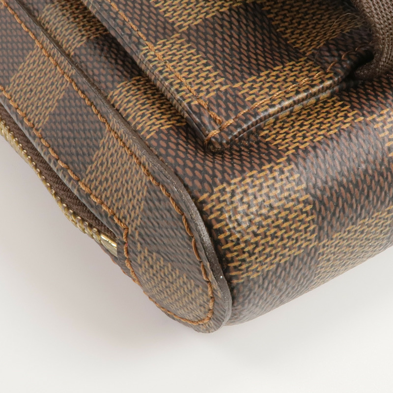 LOUIS VUITTON Damier Geronimos金扣腰包-11