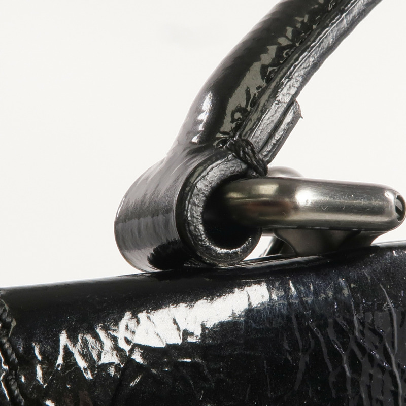 FENDI 漆皮皮革Peekaboo Satchel Bag手挽肩背兩用袋-13