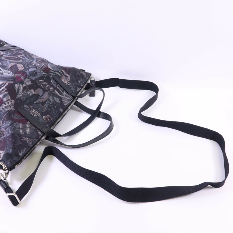 Salvatore Ferragamo 尼龍2 Way Shoulder銀扣手挽肩背兩用袋-4