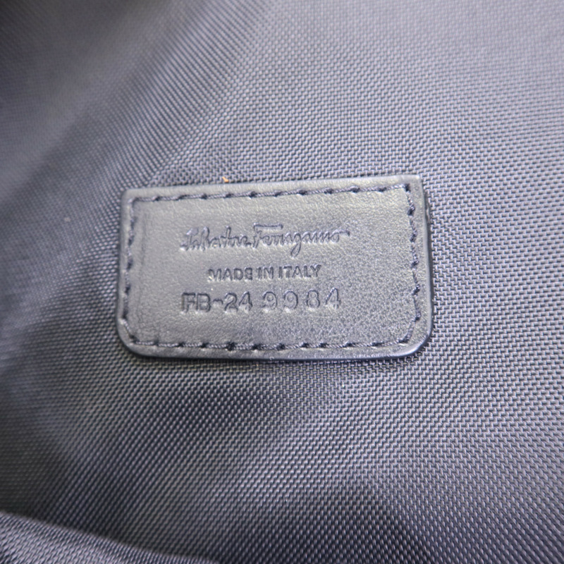 Salvatore Ferragamo 尼龍2 Way Shoulder銀扣手挽肩背兩用袋-7