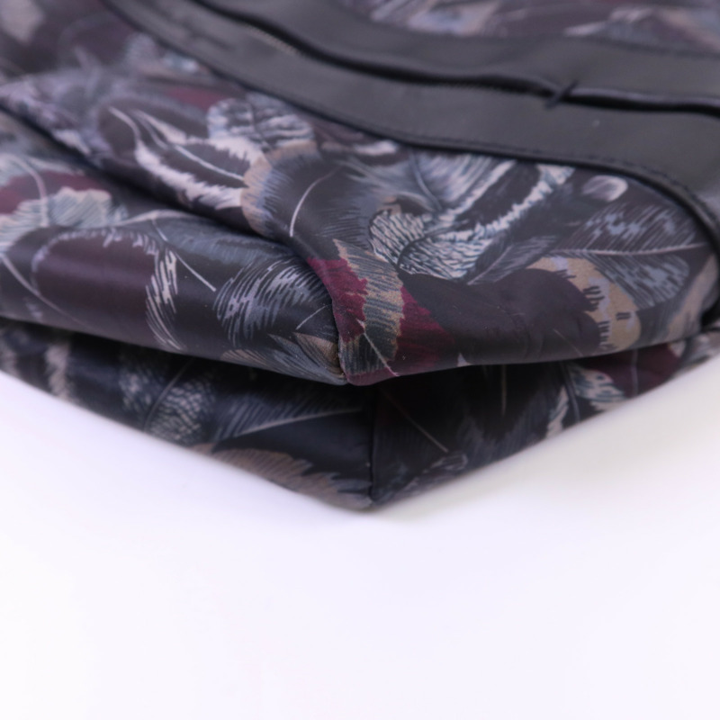 Salvatore Ferragamo 尼龍2 Way Shoulder銀扣手挽肩背兩用袋-9