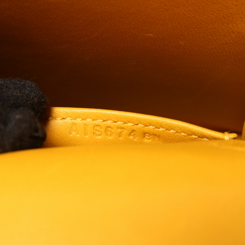 HERMES Chevre皮革Mini Kelly銀扣手挽袋-6