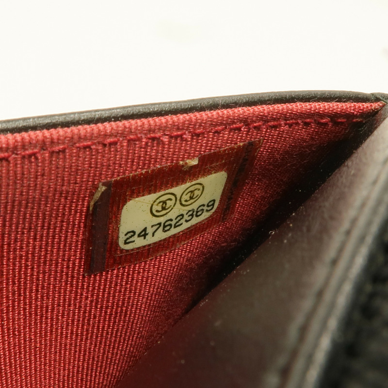 CHANEL 羊皮皮革WOC Wallet On Chain金扣鏈帶肩背袋-6