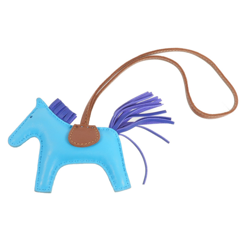 HERMES Milo皮革Rodeo PM掛飾-0
