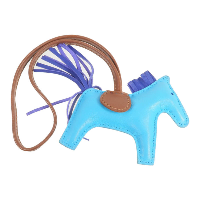 HERMES Milo皮革Rodeo PM掛飾-1