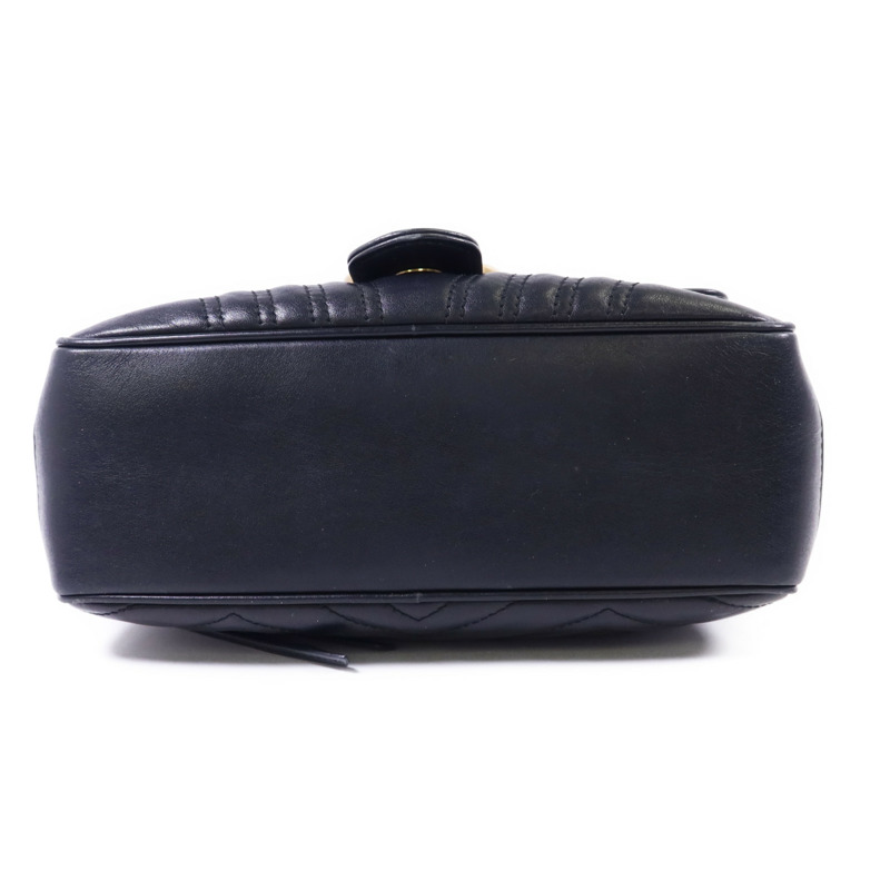 GUCCI 牛皮皮革GG Marmont金扣手挽肩背兩用袋-3