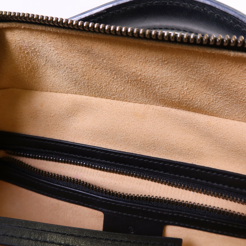 GUCCI 牛皮皮革GG Marmont金扣手挽肩背兩用袋-19