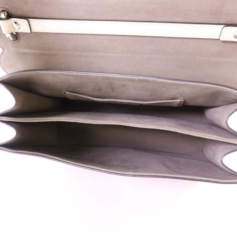 FENDI 牛皮皮革KAN I銀扣手挽肩背兩用袋-6