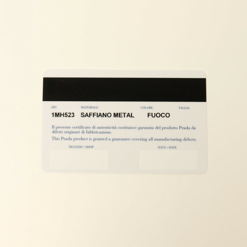 PRADA 牛皮皮革Portafoglio Pattina金扣錢包-13