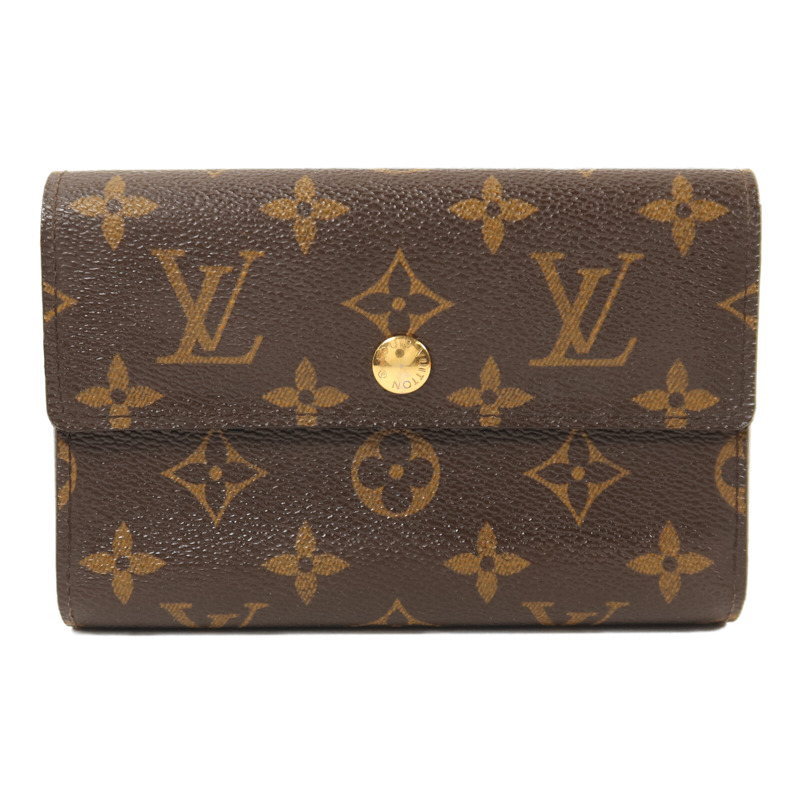 LOUIS VUITTON Monogram Portefeuille Alexandra Wallet金扣錢包-0