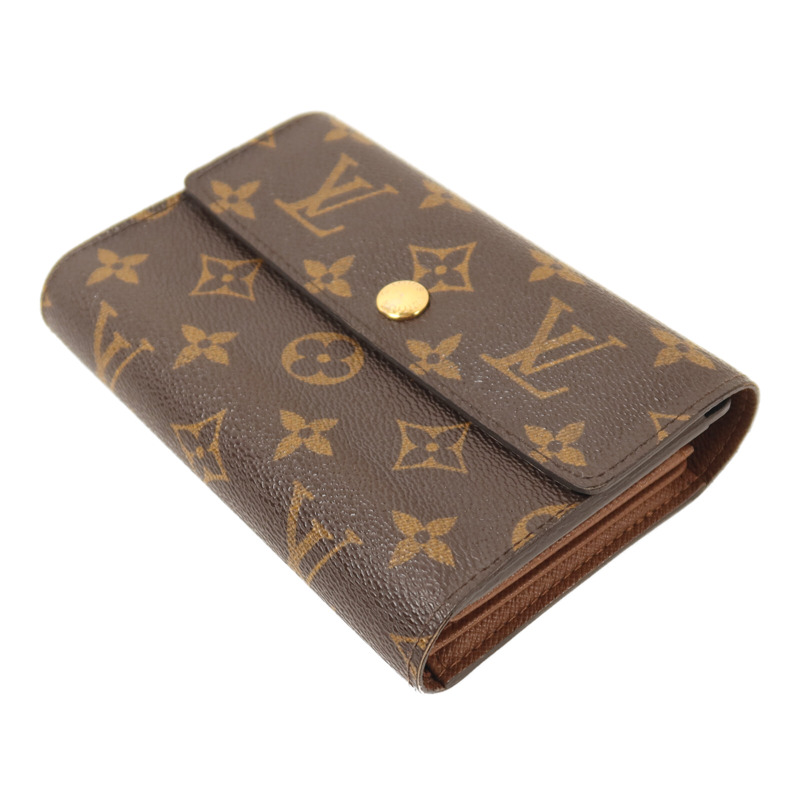 LOUIS VUITTON Monogram Portefeuille Alexandra Wallet金扣錢包-2