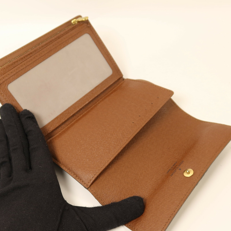 LOUIS VUITTON Monogram Portefeuille Alexandra Wallet金扣錢包-5